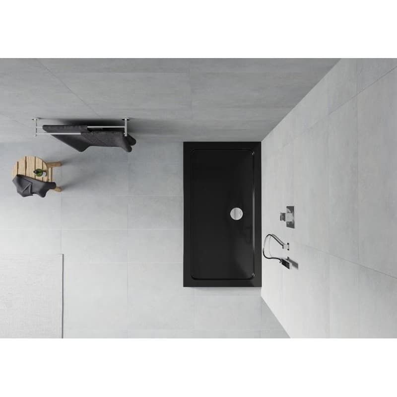 MEXEN - Flat sprchová vanička obdĺžniková slim 120 x 70, čierna 40707012 3