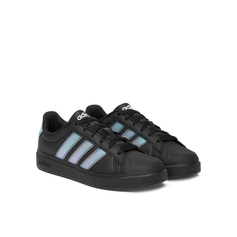 Dievčenská rekreačná obuv ADIDAS Streettalk Jr core black iridescent cloud white 2