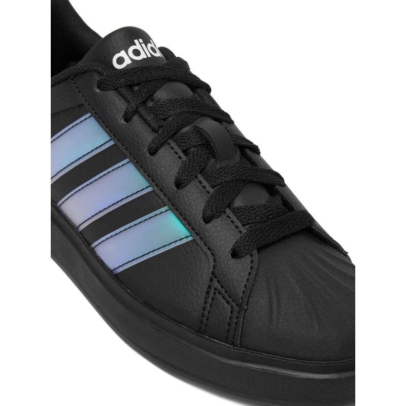 Dievčenská rekreačná obuv ADIDAS Streettalk Jr core black iridescent cloud white 6