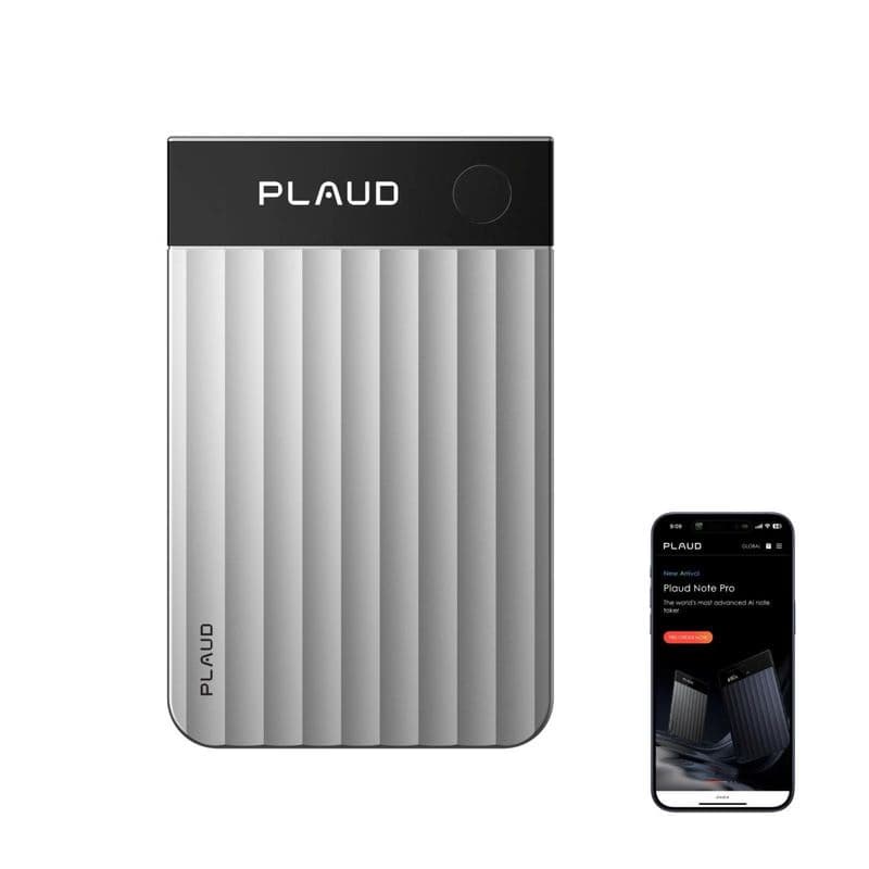 PLAUD Note PRE Silver - AI hlasový záznamník 1