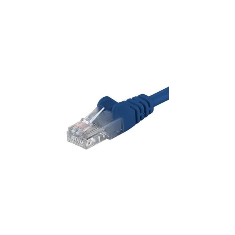 PremiumCord Patch kábel UTP RJ45-RJ45 CAT6 1, 5m modrá