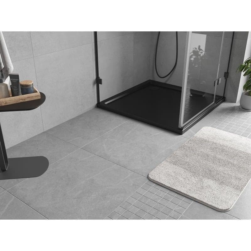 MEXEN - Flow Sprchová vanička štvorcová slim 100 x 100, čierna mat 46S701010 2