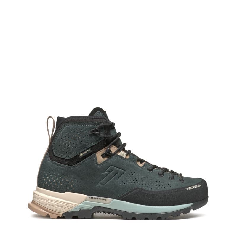 Dámska členková turistická celokožená obuv TECNICA Sulfur MID GTX Ws, navy grey light blue 2