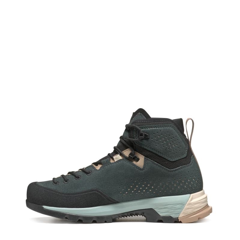 Dámska členková turistická celokožená obuv TECNICA Sulfur MID GTX Ws, navy grey light blue 3