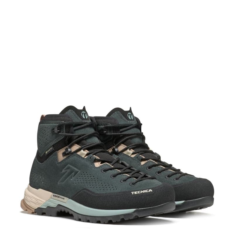 Dámska členková turistická celokožená obuv TECNICA Sulfur MID GTX Ws, navy grey light blue 4