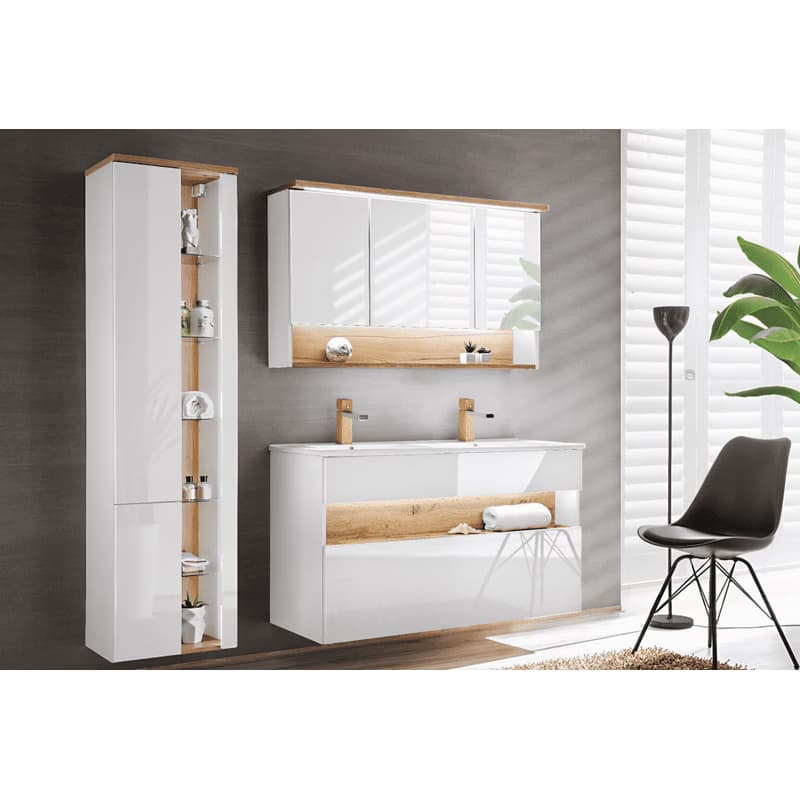 ArtCom Skrinka pod umývadlo BAHAMA White 854 | 120 cm 2