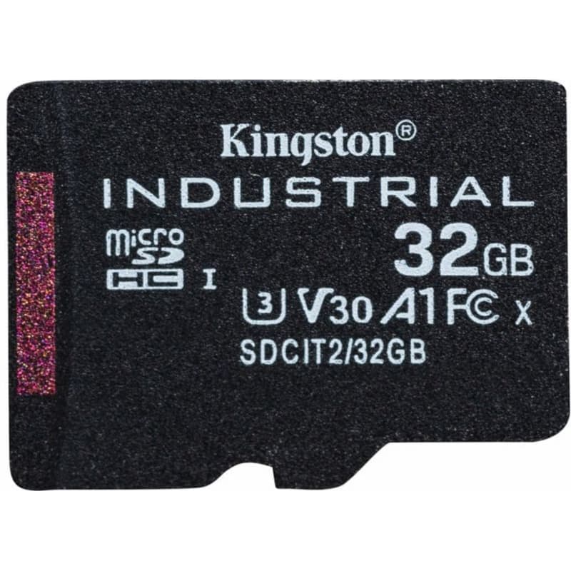 Kingston 32GB microSDHC Industrial C10 A1 pSLC Card + SD Adapter 4