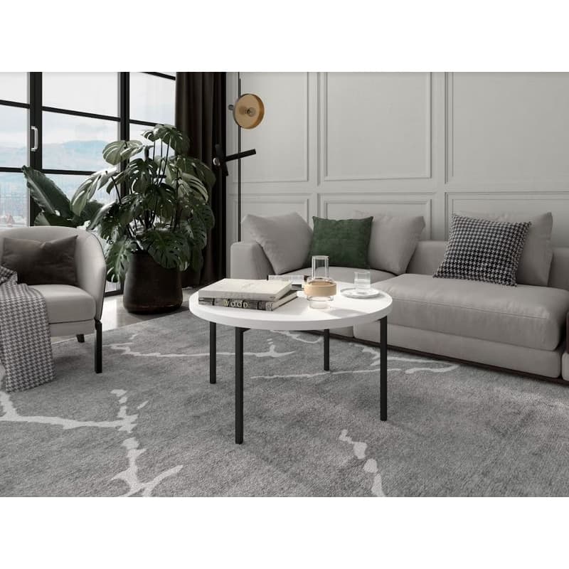 ArtGiB Konferenčný stolík SIGMA C SM-03 | biely mat 2
