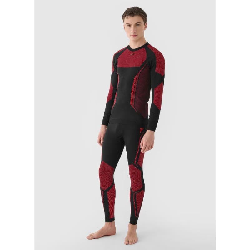 Pánske termo nohavice 4F SEAMLESS UNDERWEAR-WAW24USEAM166-62S-RED 2