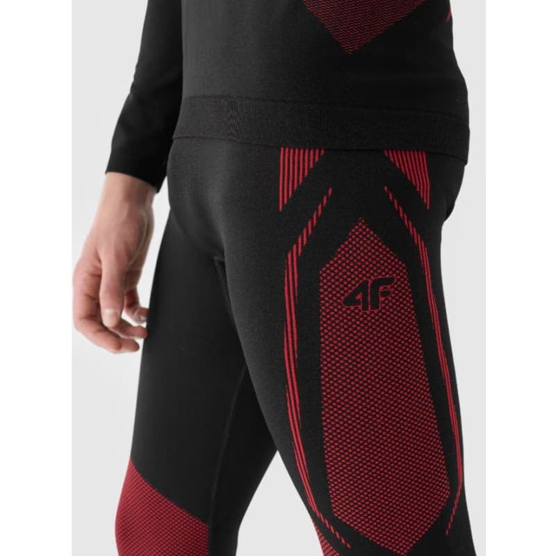 Pánske termo nohavice 4F SEAMLESS UNDERWEAR-WAW24USEAM166-62S-RED 6