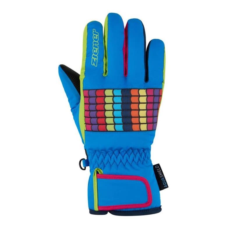 Juniorské lyžiarske rukavice ZIENER Lamil-Z AS-115015-798-Persian blue 2