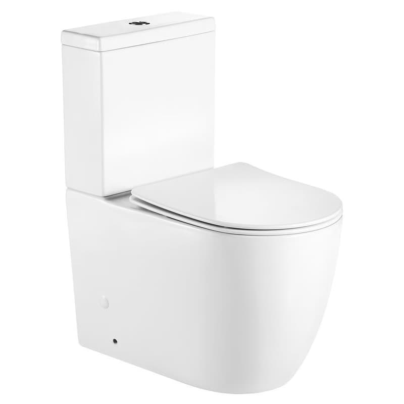 SAPHO - INFINITY RIMLESS WC kombi misa s nádržkou, spodný/zadný odpad, biela PC105WR 4