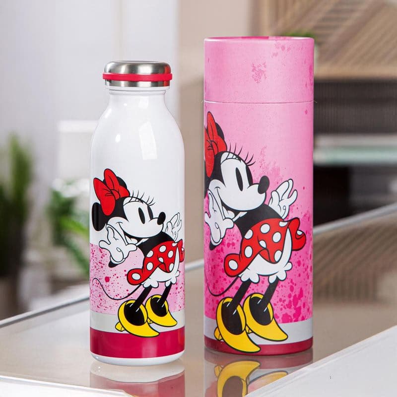 Termoska z nehrdzavejúcej ocele Minnie, ružová 1