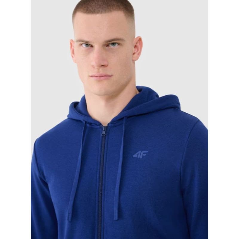 Pánska mikina so zipsom 4F SWEATSHIRT-WMM00TSWSM1768-031S-NAVY 2