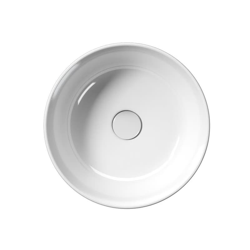 GSI - KUBE X keramické umývadlo na dosku, priemer 40cm, biela ExtraGlaze 942611 3
