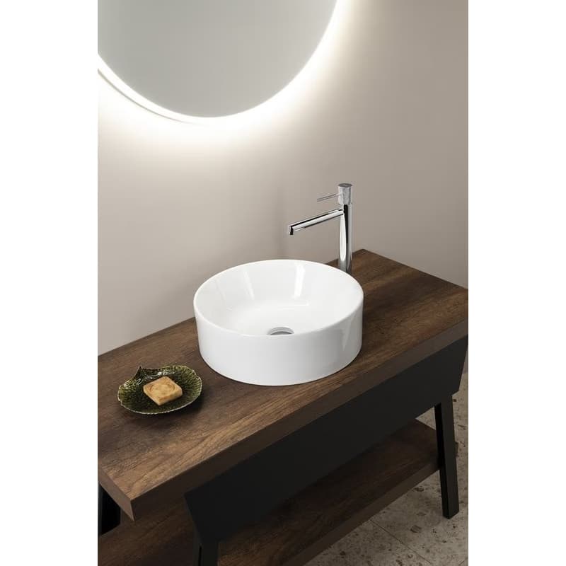 GSI - KUBE X keramické umývadlo na dosku, priemer 40cm, biela ExtraGlaze 942611 4