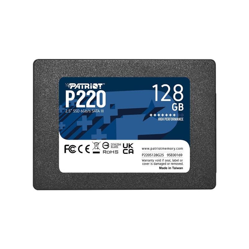 PATRIOT P220/128GB/SSD/2.5"/SATA/3R 1