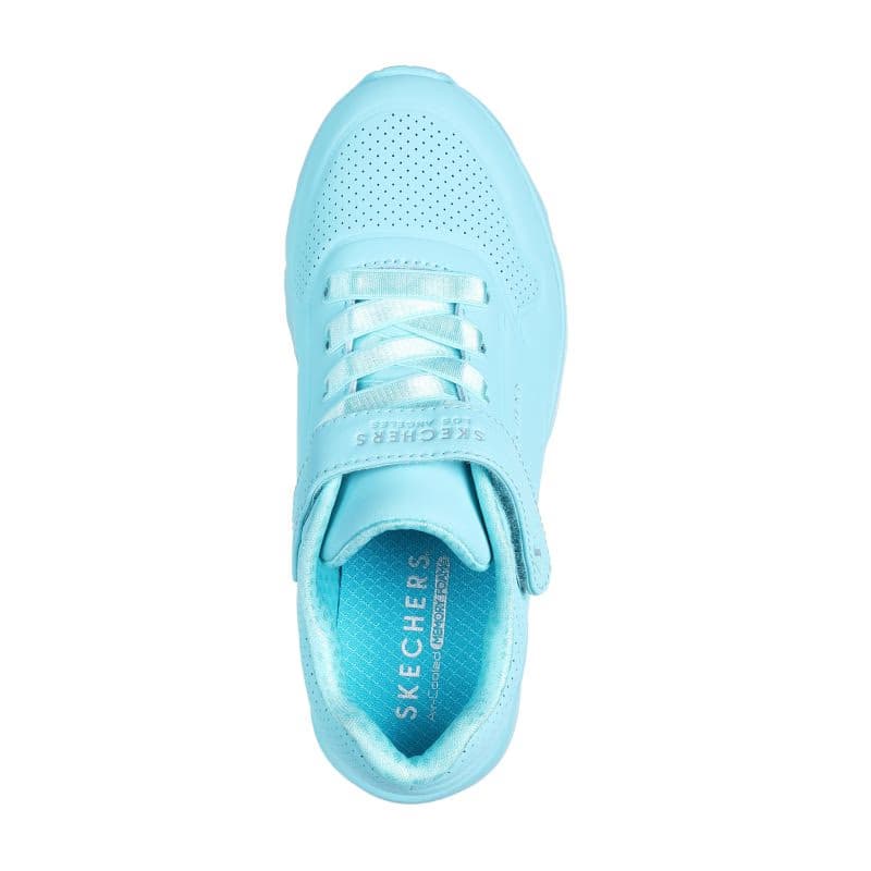 Dievčenská rekreačná obuv SKECHERS Uno Lite K turquise 4