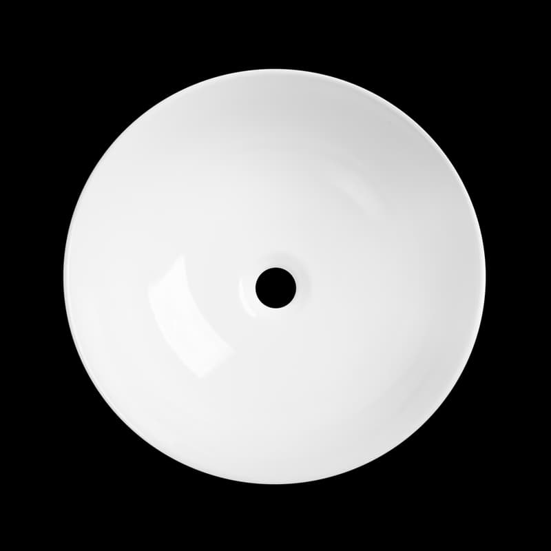 INVENA - Umývadlo na dosku DOKOS 39,5 cm, čierna biela CE-19-041-C 4