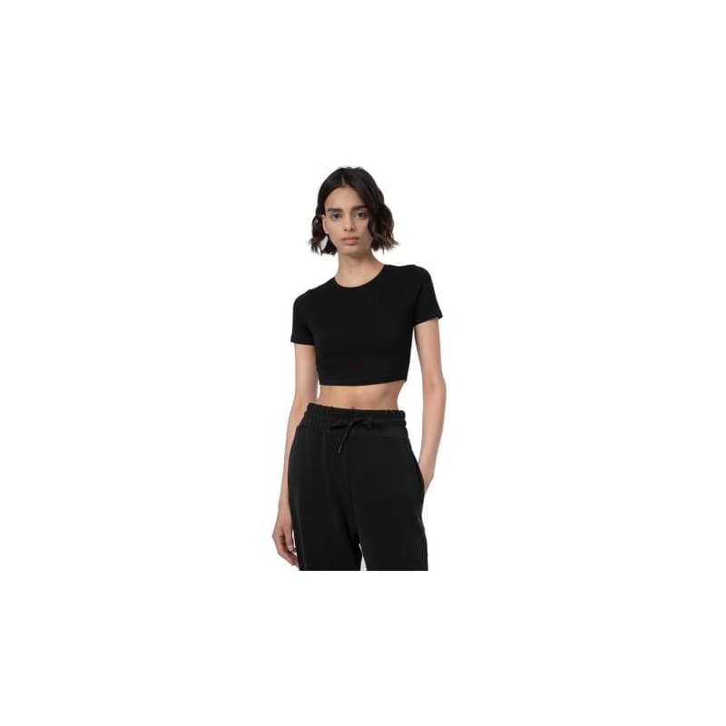 Dámske tričko s krátkym rukávom 4F TSHIRT F345-20S-DEEP BLACK