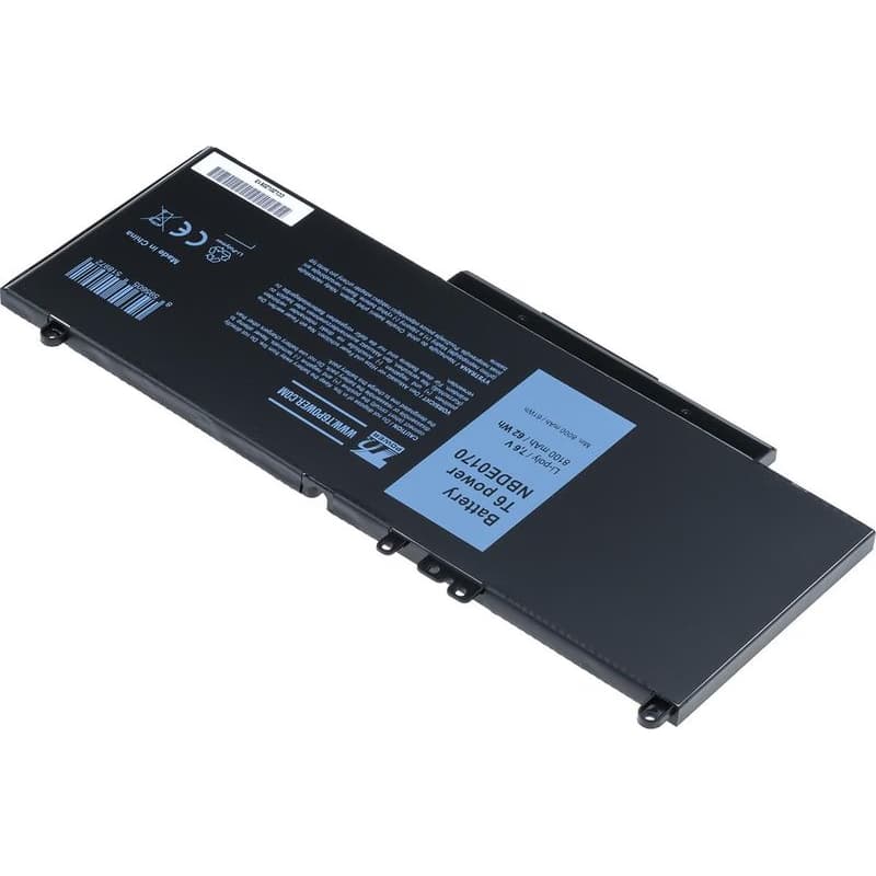 Batéria T6 Power Dell Latitude E5270, E5470, E5570, Precision 15 3510, 8100mAh, 62Wh, 4cell, Li-pol 2