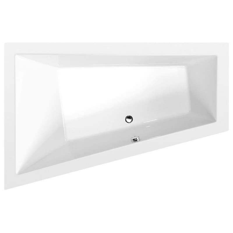 POLYSAN - TRIANGL L asymetrická vaňa 180x120x50cm, biela 19611 1