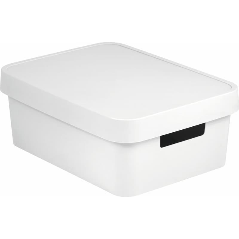 CURVER Úložný box INFINITY 11l s vekom | biela