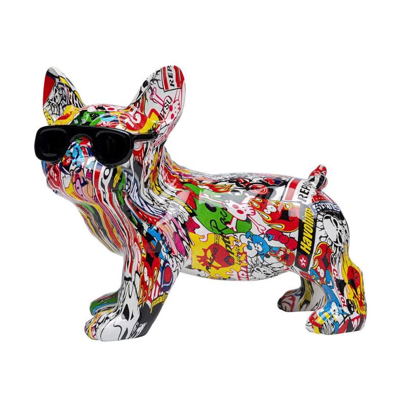 Comic Dog Glasses dekoračná socha psa 25cm