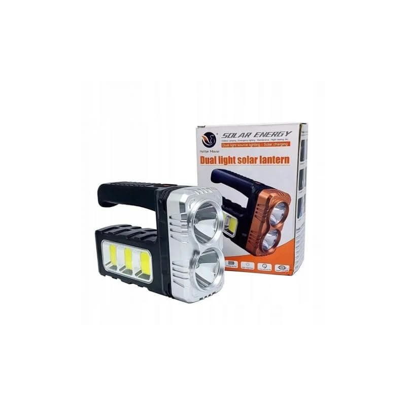 AKU Svietidlo LED CREE XM-L T6 + solárne napájanie 6
