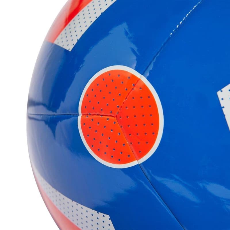Futbalová lopta ADIDAS EURO24 CLB GLOBLU SOLRED WHITE 3