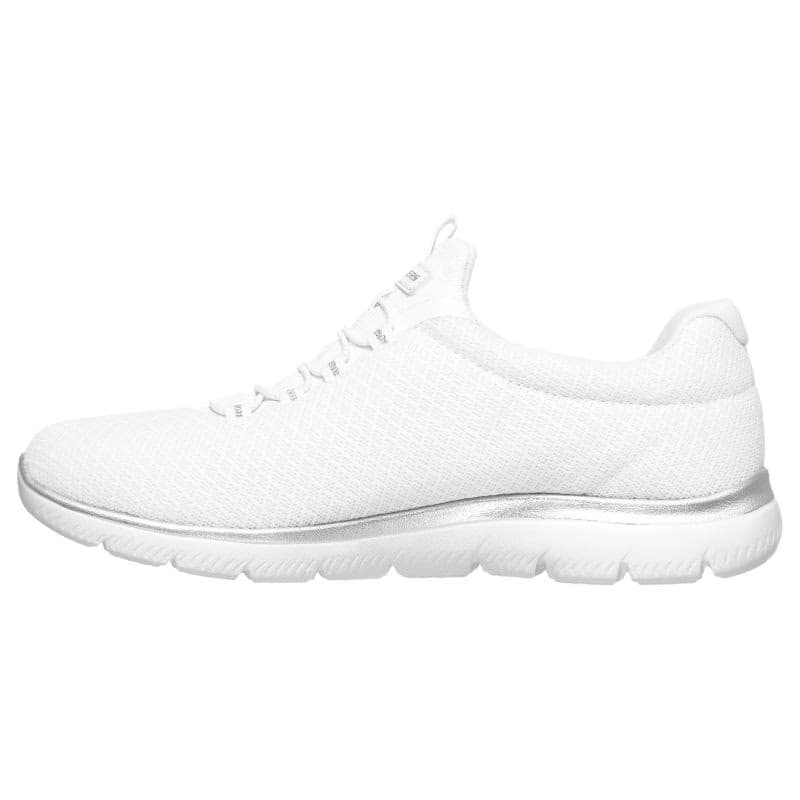 Dámska rekreačná obuv SKECHERS Summits Slip-Ins W white silver 3