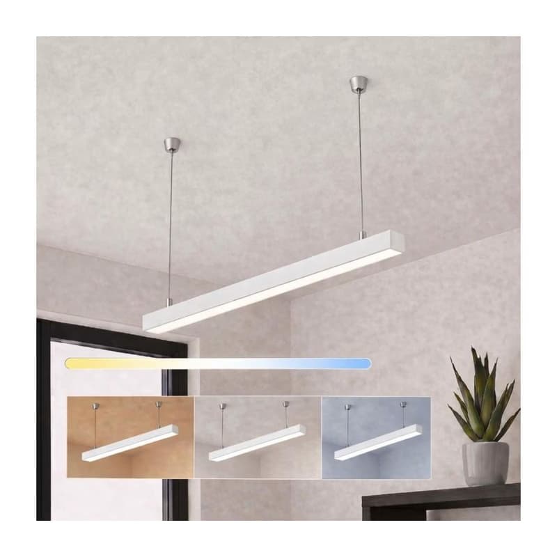 Brilagi - FULLDAY LED závesné svietidlo 20/30/40W/230V 2700/4000/6000K 120cm biela 1xBG47312CCT_PW 1