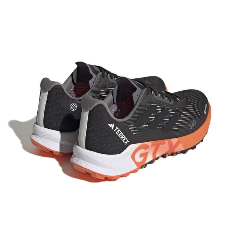 Pánska bežecká trailová obuv ADIDAS Terrex Agravic Flow 2 GTX core black core black orange 6
