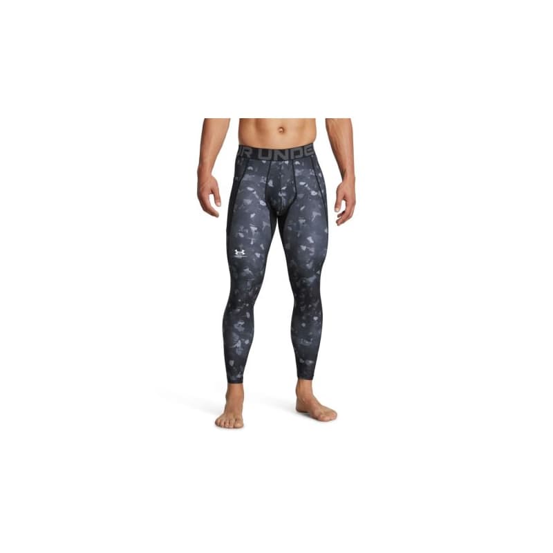 Pánske kompresné legíny UNDER ARMOUR UA HG Armour Prtd Lgs-BLK