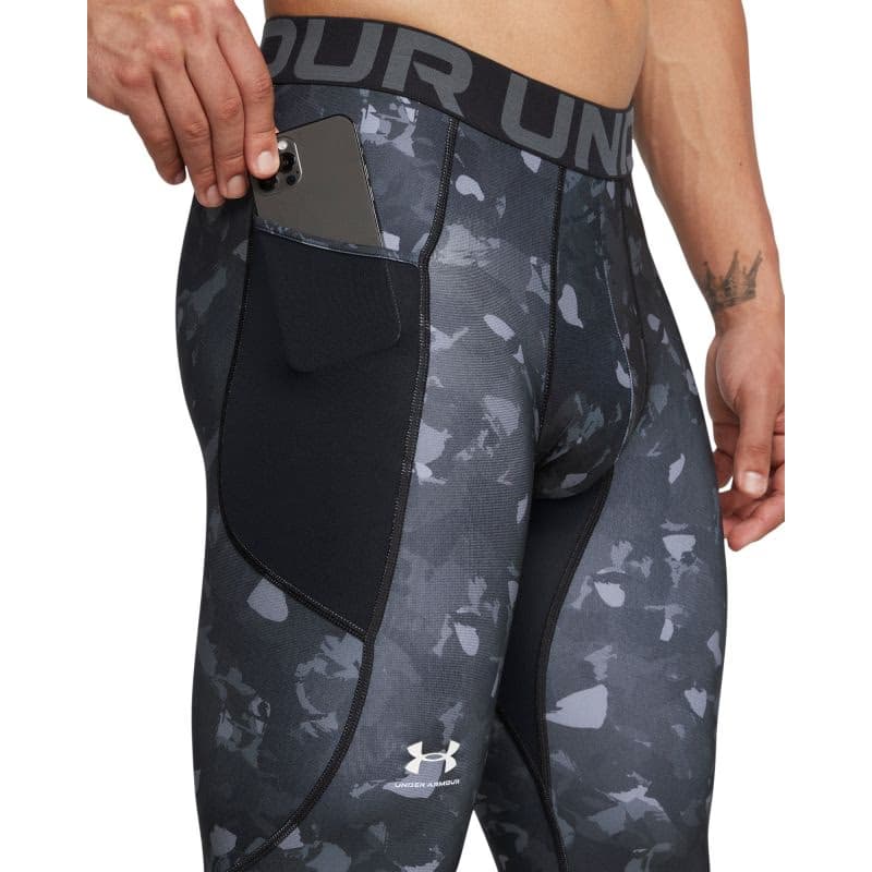 Pánske kompresné legíny UNDER ARMOUR UA HG Armour Prtd Lgs-BLK 4