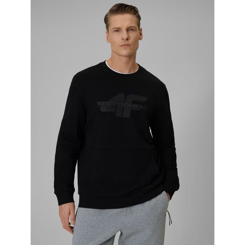 Pánska mikina 4F SWEATSHIRT M2237-20S-DEEP BLACK 2