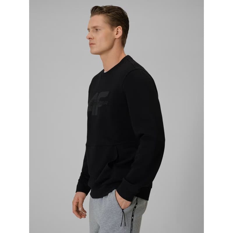 Pánska mikina 4F SWEATSHIRT M2237-20S-DEEP BLACK 3
