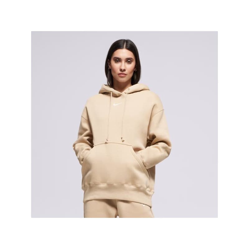 Nike S Kapucňou W Nsw Phnx Flc Os Po Hoodie Béžová EUR XS 1