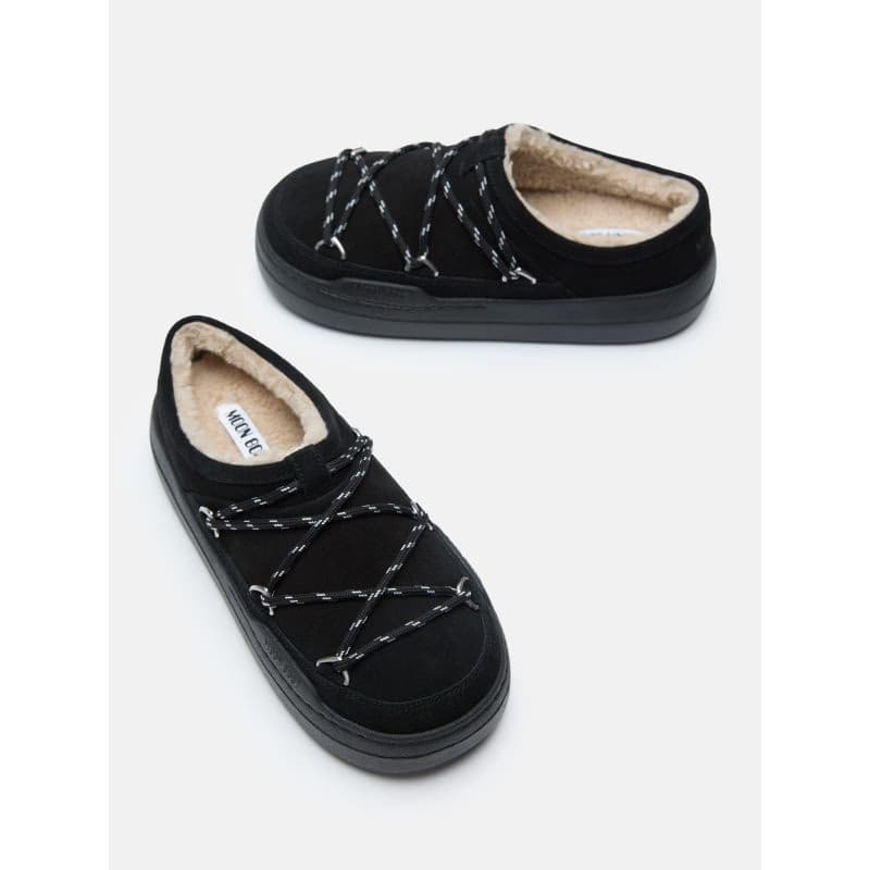 Nízke zimné topánky MOON BOOT MB PARK SLIPPER-N001 BLACK 4