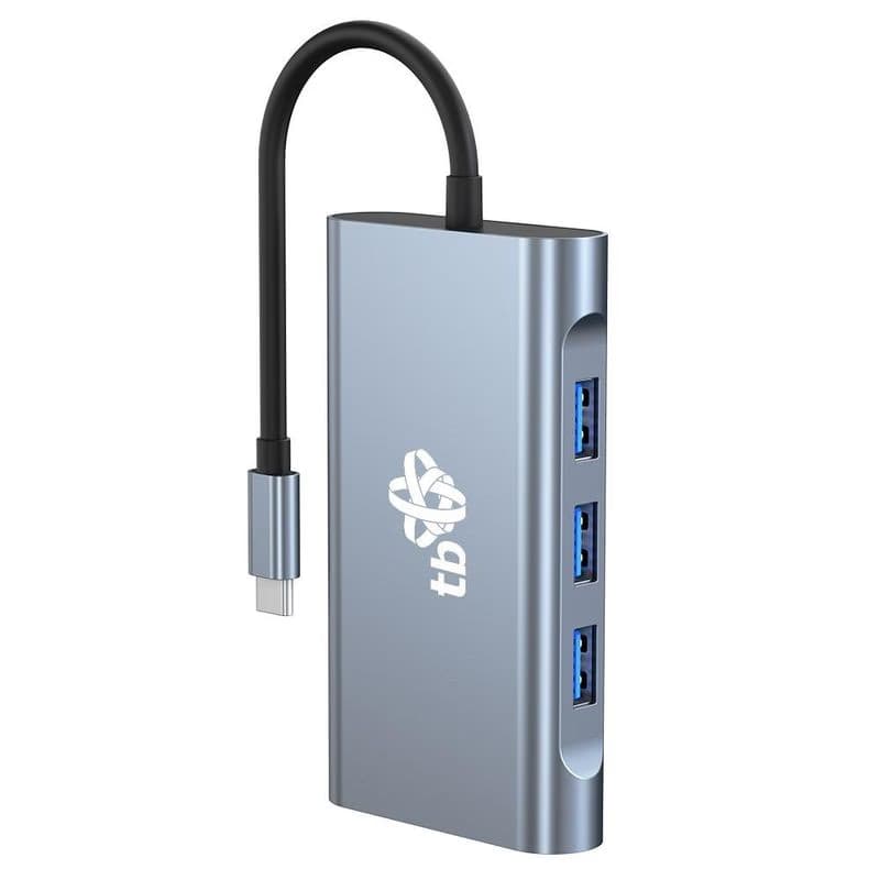 TB Touch USB C 8v1 - 2x HDMI, USB, VGA, RJ45, PD 5