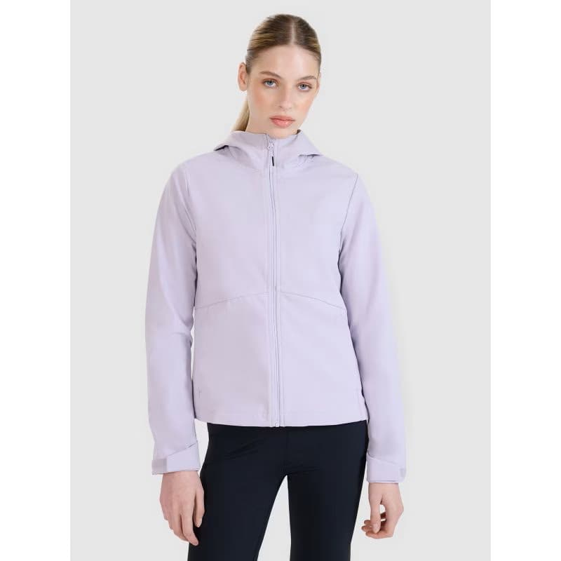 Dámska turistická bunda 4F SOFTSHELL JACKET F320-52S-LIGHT VIOLET 2