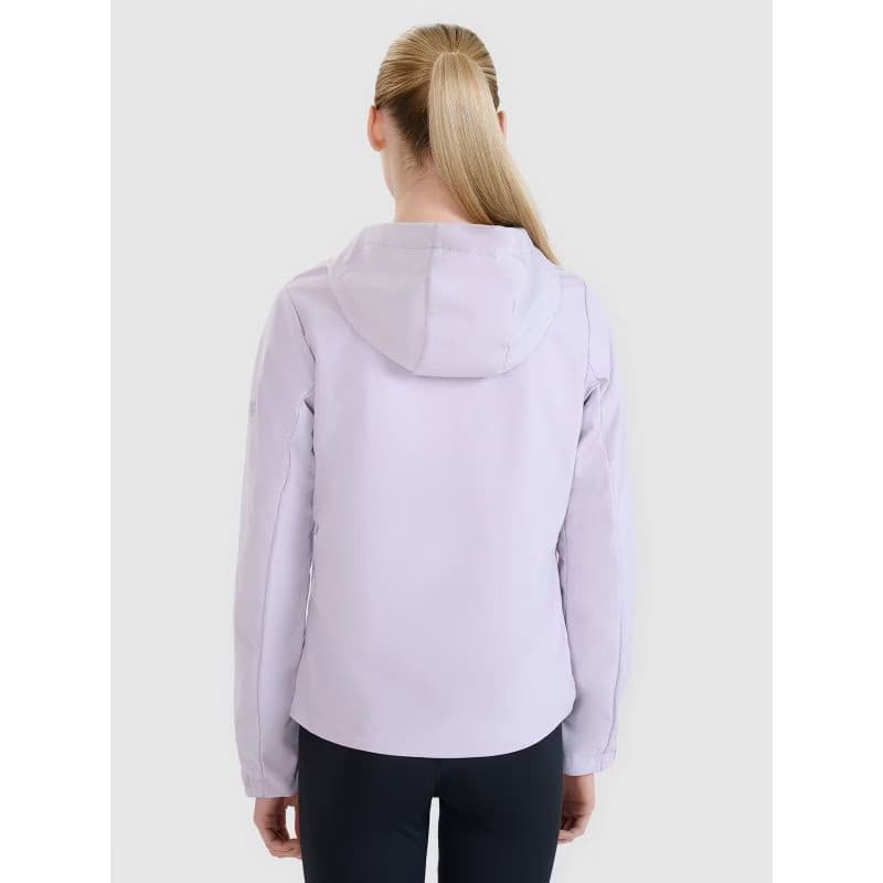 Dámska turistická bunda 4F SOFTSHELL JACKET F320-52S-LIGHT VIOLET 3