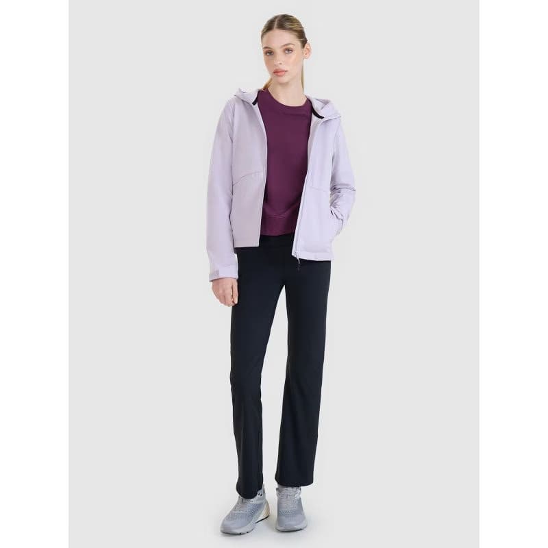 Dámska turistická bunda 4F SOFTSHELL JACKET F320-52S-LIGHT VIOLET 5