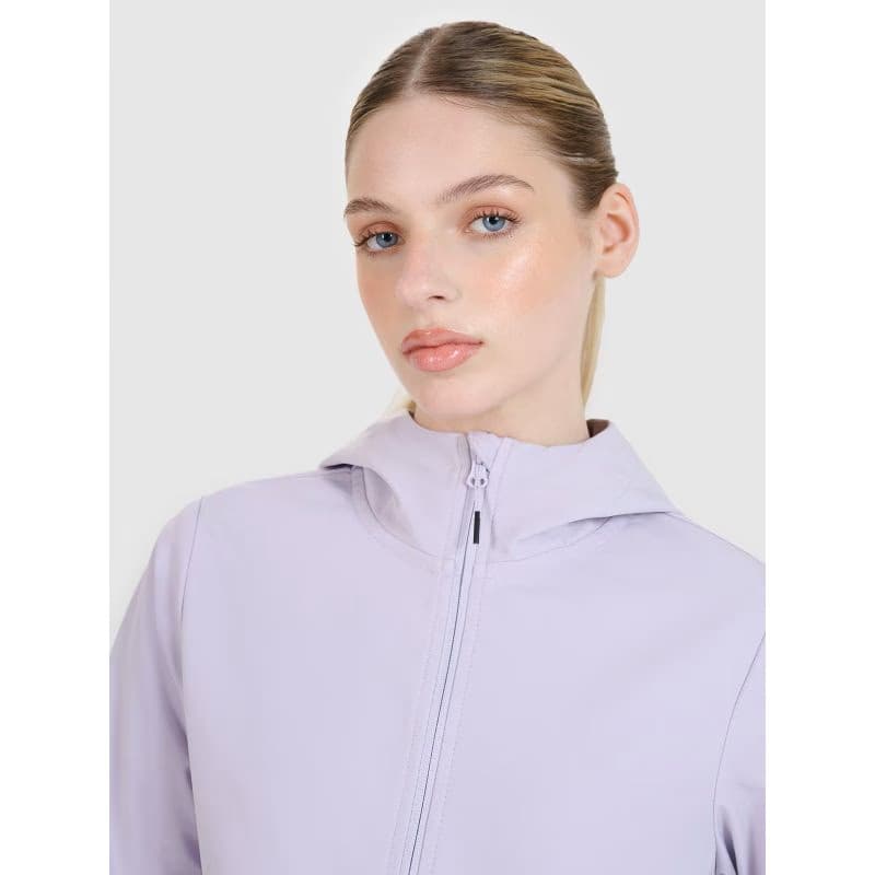 Dámska turistická bunda 4F SOFTSHELL JACKET F320-52S-LIGHT VIOLET 6