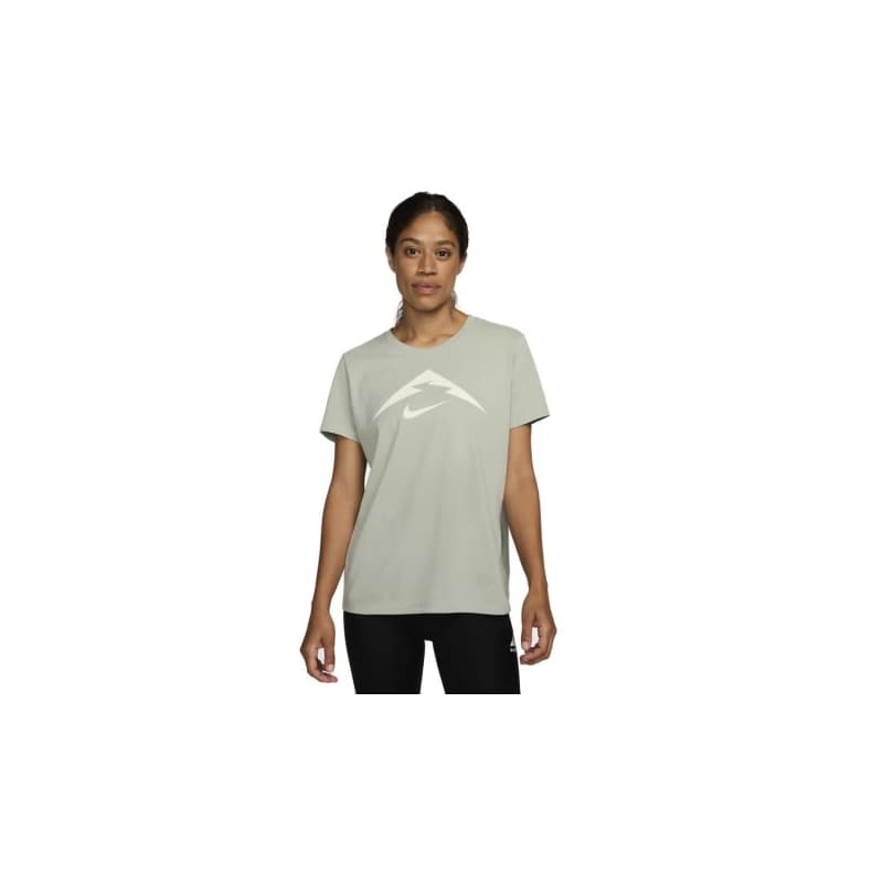 Dámske turistické tričko s krátkym rukávom NIKE W NK DF TRAIL TEE-370 JADE HORIZON