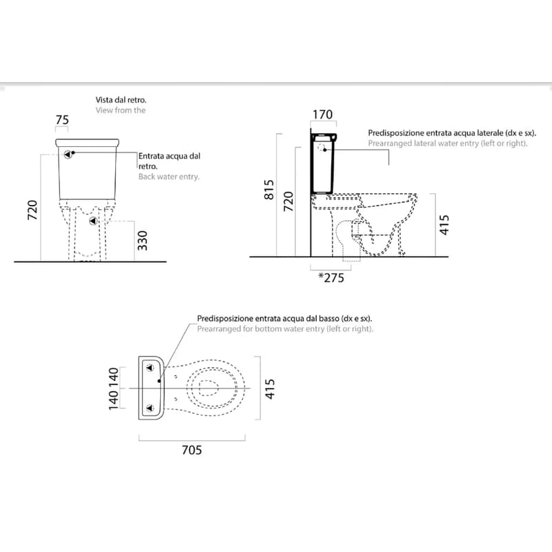 GSI - CLASSIC nádržka k WC kombi, biela ExtraGlaze 878111 2
