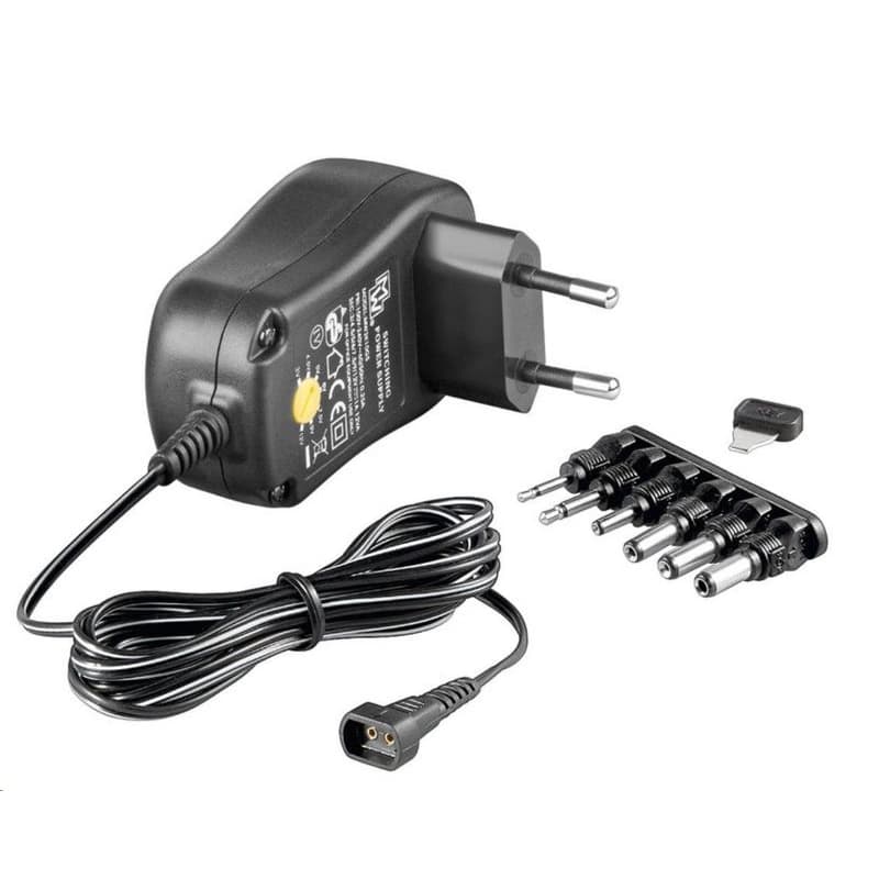 Goobay Univerzálny napájací adaptér 230V/3-12V jednosmerný 1000mA 1