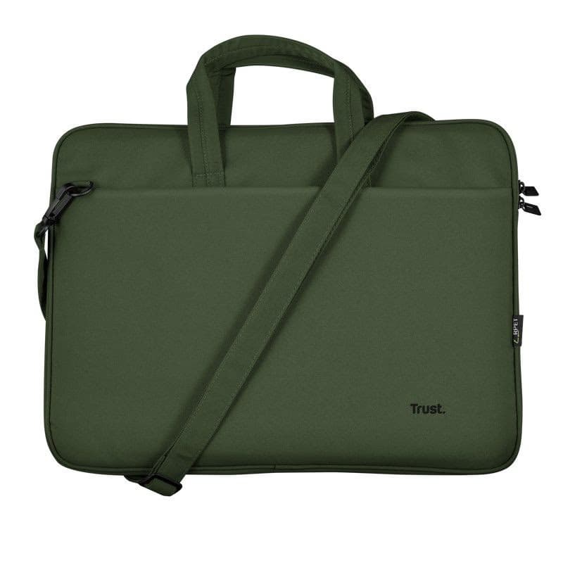 TRUST Sada taška na notebook 16" Notebook Bag + Bezdrôtová Myš, zelená 4