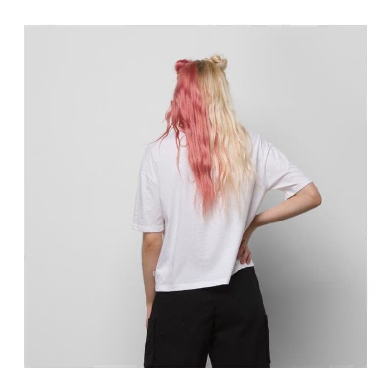 Dámske tričko s krátkym rukávom VANS BURN SLOW WHITE 4