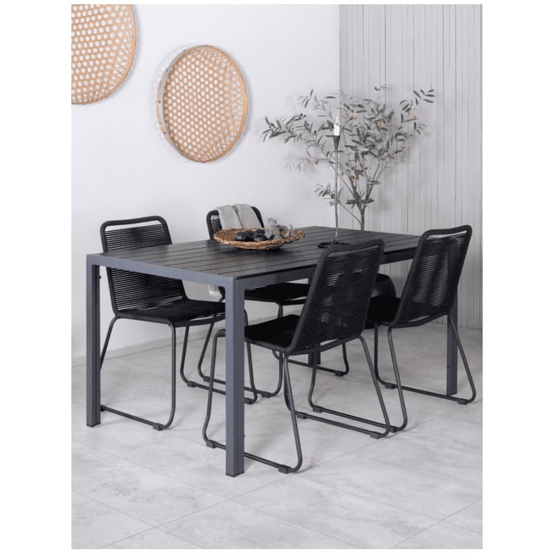 Elvisia Záhradný set TORVEN 4 + 1 | antracit 3